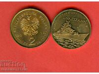 POLONIA POLAND 2 Złoti CORABIE WARSZAWA emisiune 2013 NOUĂ UNC