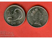 FIJI FIJI 20 Cents issue - 2010 - QUEEN NOVA UNC