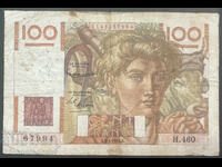 France 100 Francs 1952 Pick 128 Ref 7994