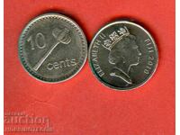 FIJI FIJI 10 Cent issue - 2010 - QUEEN UNC