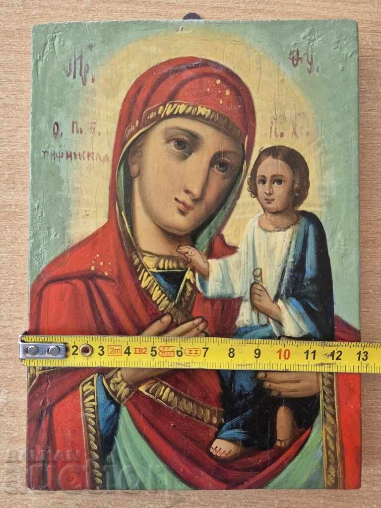 Παλιά Αναγεννησιακή Οικιακή Εικόνα Άψογη αυθεντική 19ος αιώνας - 5