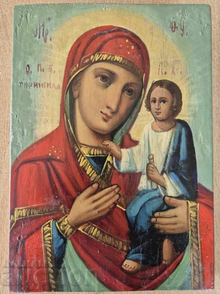 Παλιά Αναγεννησιακή Οικιακή Εικόνα Άψογη αυθεντική 19ος αιώνας