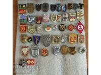 Лот значки гербове на български населени места