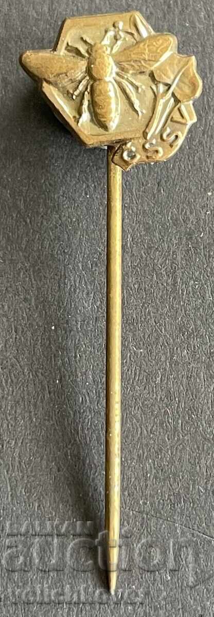 41071 Τσεχοσλοβακία γραμματόσημο Τσεχοσλοβακικής Ένωσης Μελισσοκόμων 70's