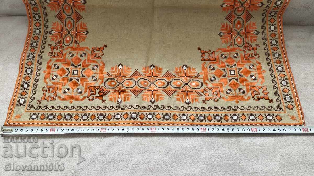 Hand-embroidered rare square/scarf/tablecloth with price 170.00 BGN | € 86.92 Hand-embroidered rare square/scarf/tablecloth with price 170.00 BGN | € 86.92