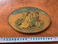 PANOU LEMN PIROGRAFIE DESEN ETNIC