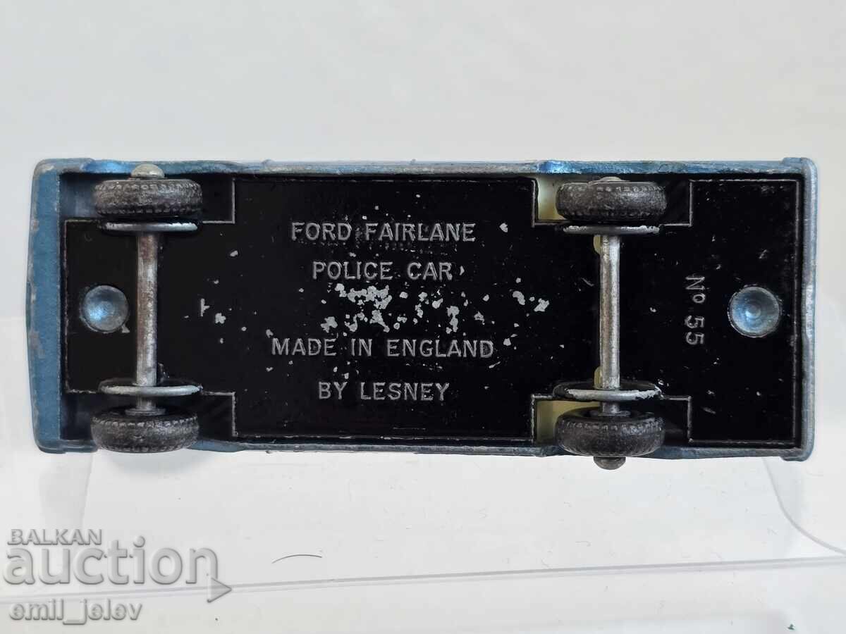 LESNEY MATCHBOX - 55B Ford Fairlane Police Car 1963-1965 - 7 LESNEY MATCHBOX - 55B Ford Fairlane Police Car 1963-1965 - 7