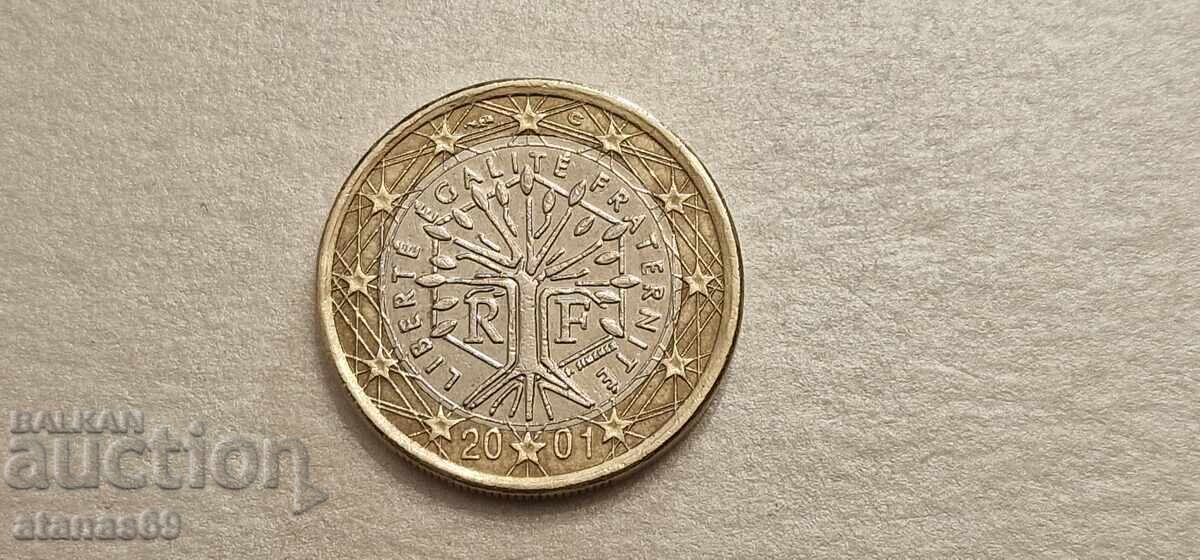 1 Ευρώ Γαλλία 2001 μ.Χ