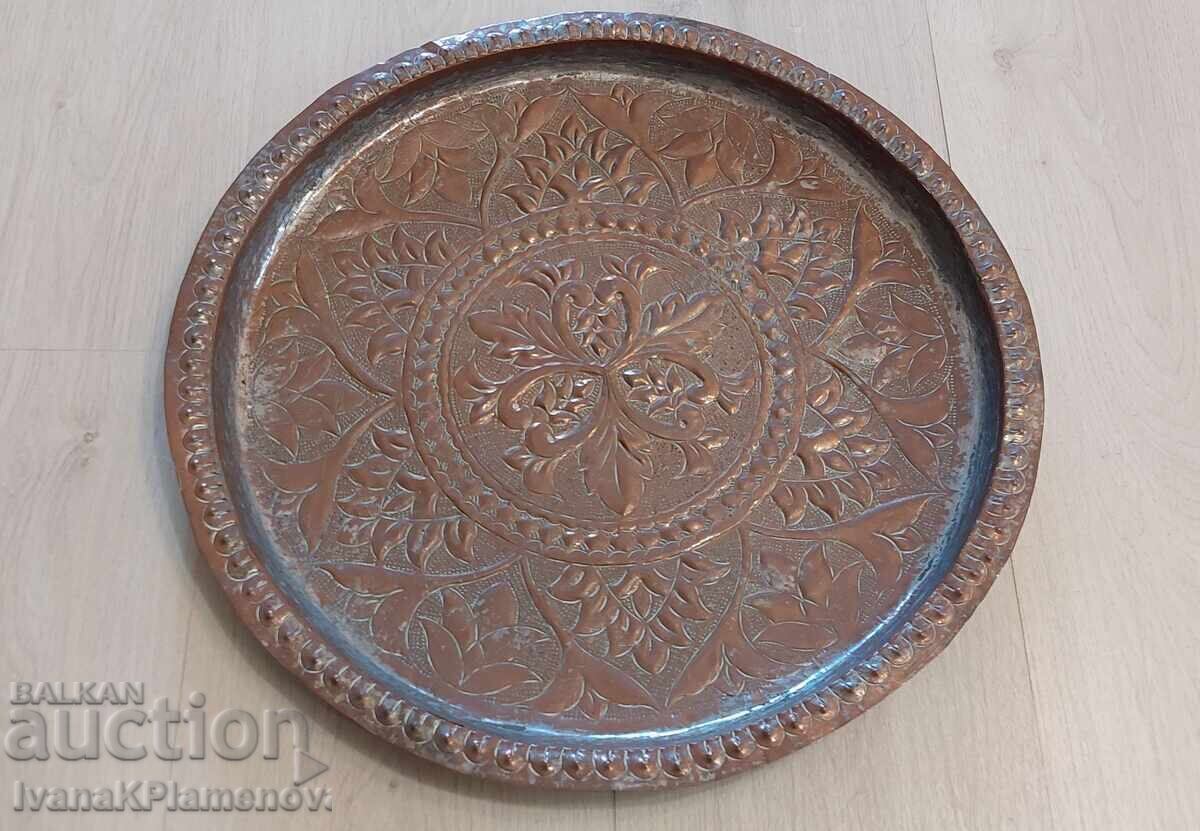 Delivery of Large copper pan 42cm for connoisseurs