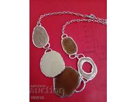 Старинно колие с емаил