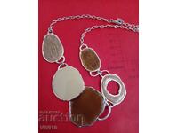 Старинно колие с емаил