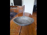 Стар бакърен,меден тиган