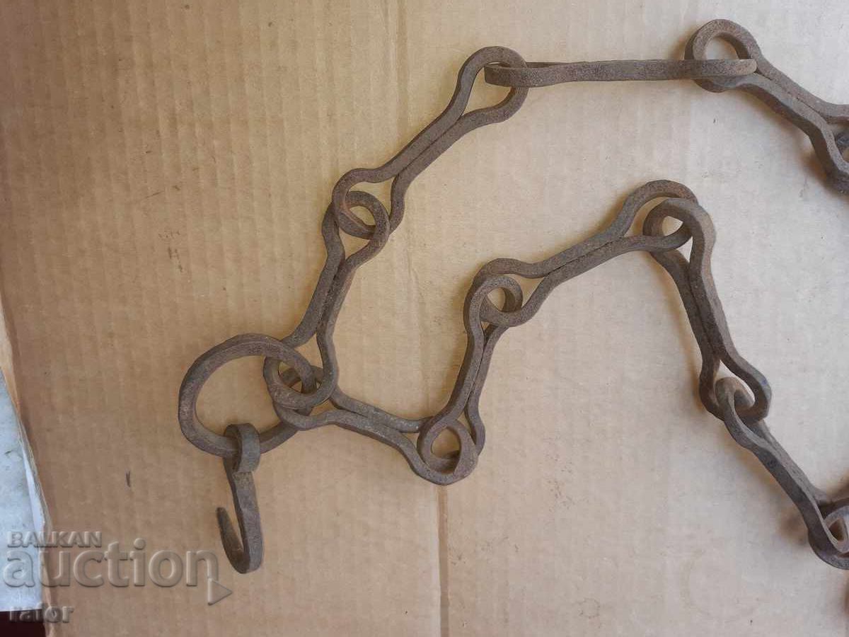Old wrought iron fireplace chain, sturdy with price € 11.49 | 22.47 BGN