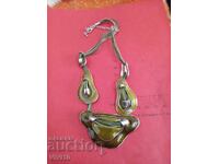 Старинно колие с емаил