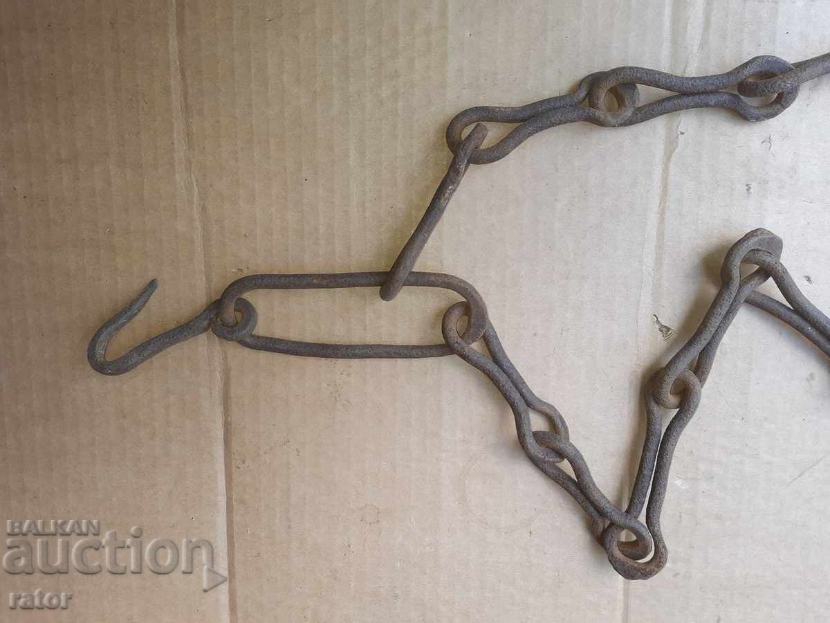 Old wrought iron fireplace chain, sturdy with price 19.99 BGN | € 10.22