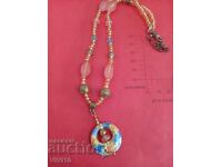 Antique enamel necklace