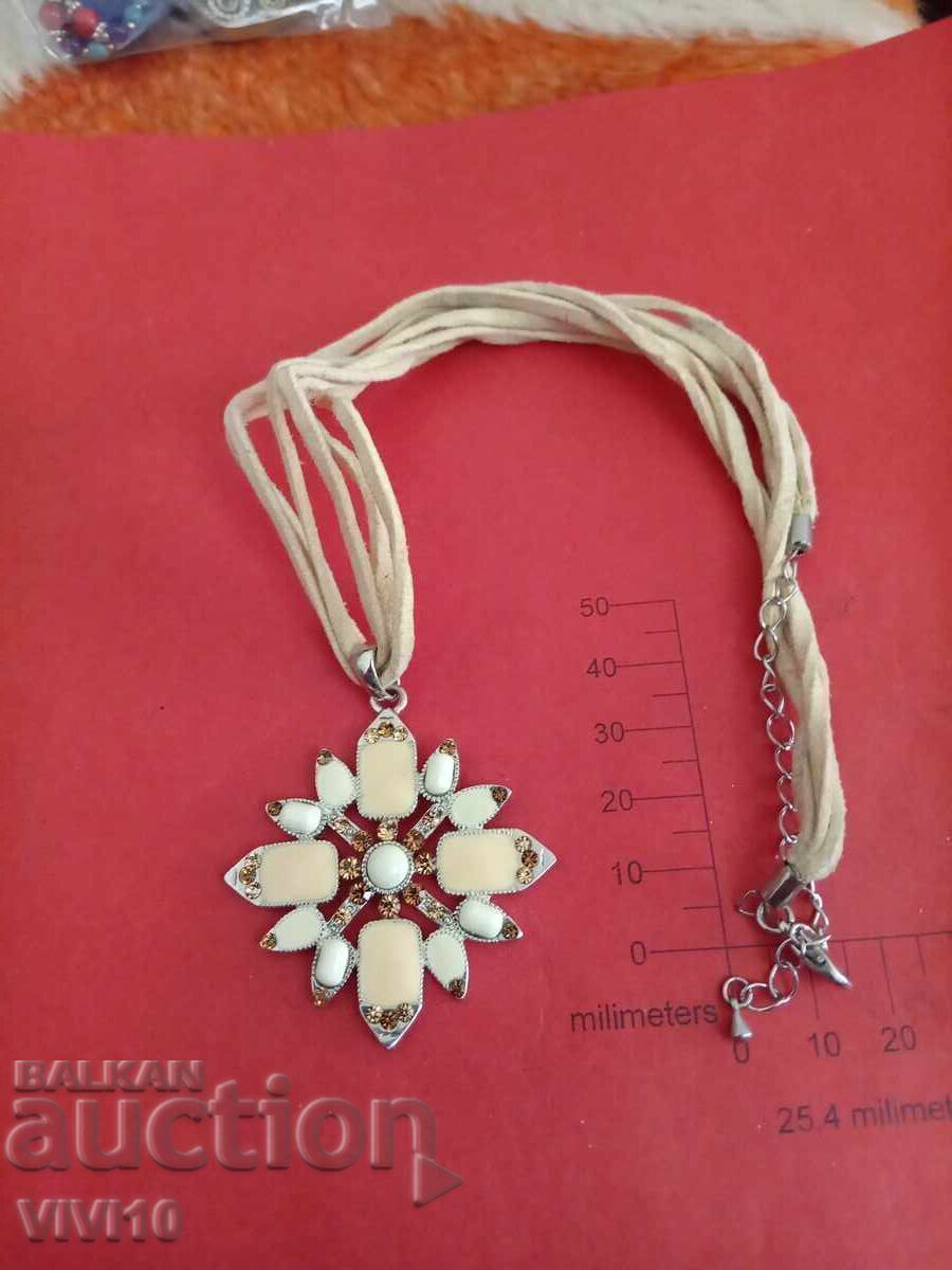 Antique enamel necklace Antique enamel necklace