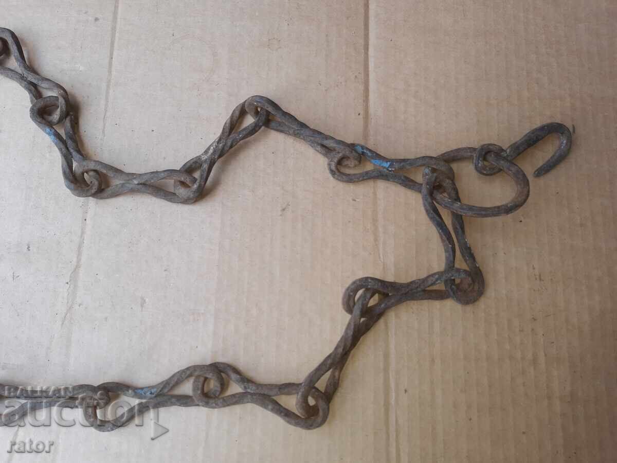 Old wrought iron fireplace chain, sturdy with price € 11.99 | 23.45 BGN