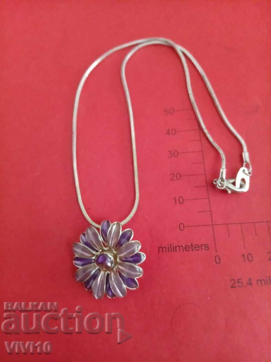 Antique enamel necklace