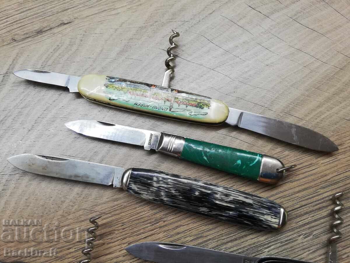 Лот Стари Немски сгъваеми джобни ножчета,нож,острие,ножки с цена 49.00 лв. | € 25.05 Лот Стари Немски сгъваеми джобни ножчета,нож,острие,ножки с цена 49.00 лв. | € 25.05