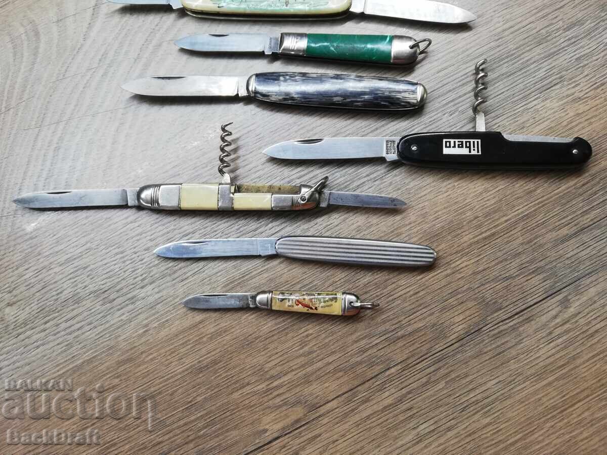 Аукцион Лот Стари Немски сгъваеми джобни ножчета,нож,острие,ножки Аукцион Лот Стари Немски сгъваеми джобни ножчета,нож,острие,ножки