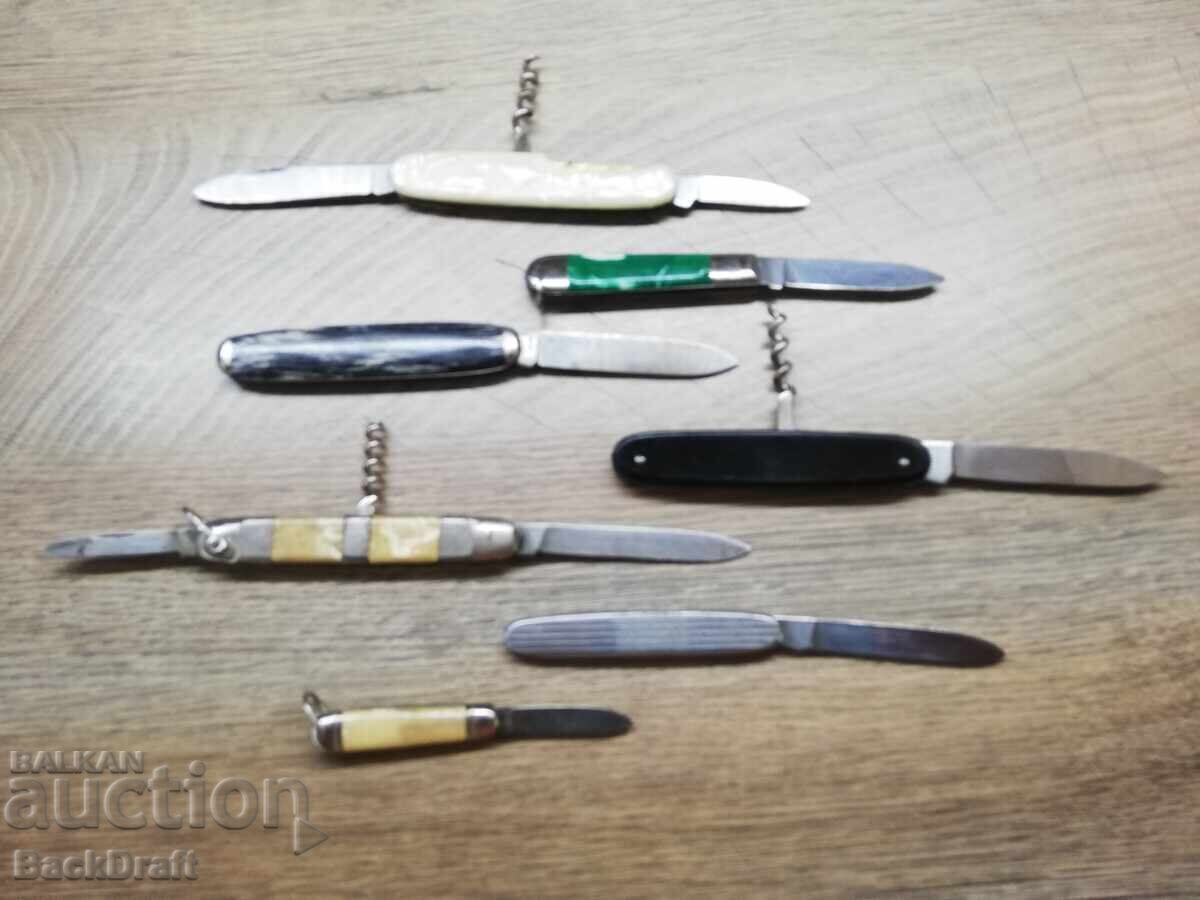 Доставка на Лот Стари Немски сгъваеми джобни ножчета,нож,острие,ножки Доставка на Лот Стари Немски сгъваеми джобни ножчета,нож,острие,ножки