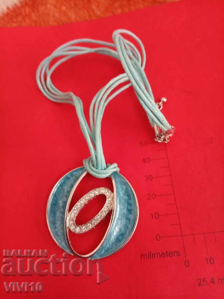 Antique enamel necklace