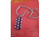 Antique enamel necklace