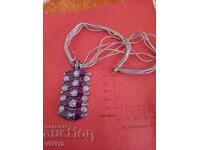 Antique enamel necklace