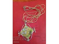Старинно колие с емаил