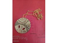 Antique enamel necklace