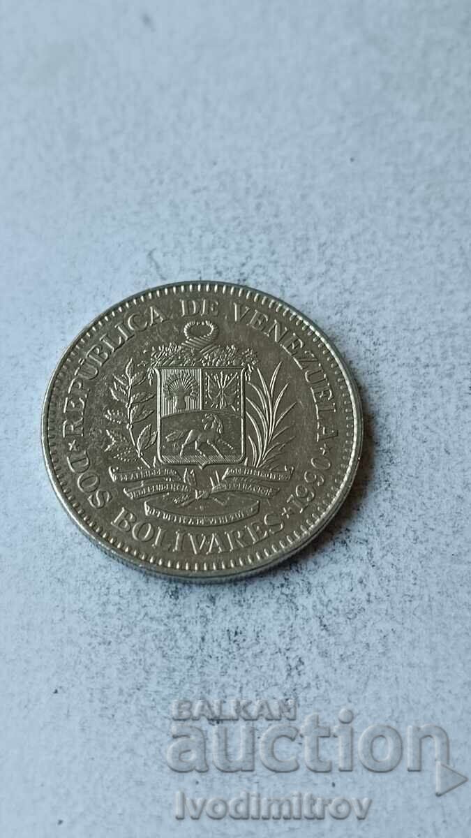 Венецуела 2 боливара 1990