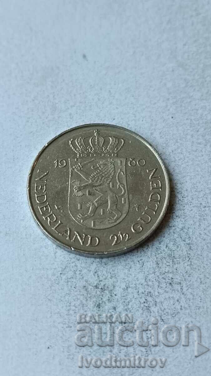 Ολλανδία 2 1/2 γκίλντερ 1980