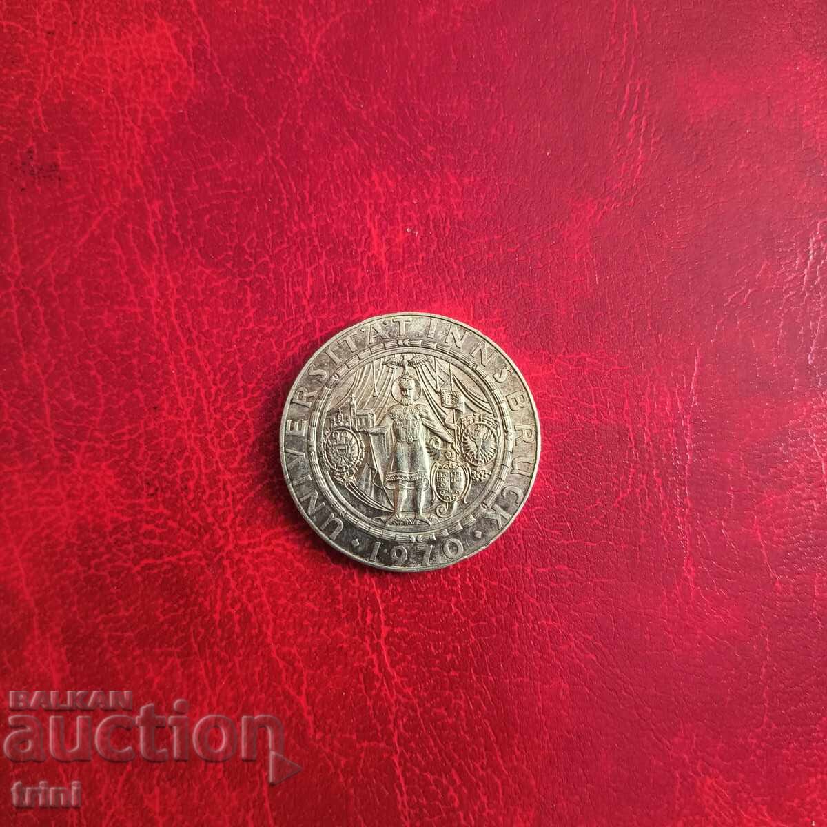 Austria 50 Schilling 1970 University of Innsbruck with price 50.00 BGN | € 25.56 Austria 50 Schilling 1970 University of Innsbruck with price 50.00 BGN | € 25.56