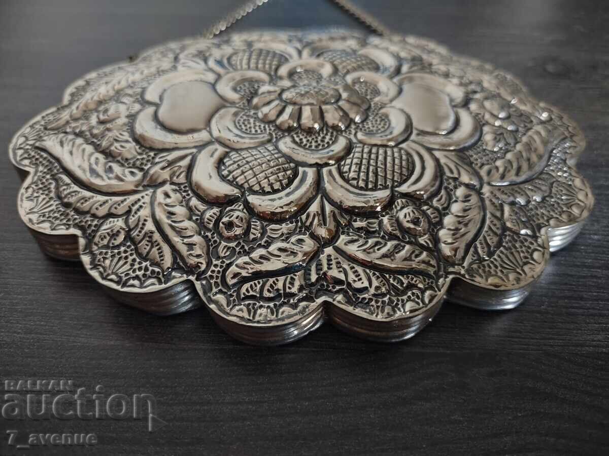 Auction  Interesting item, silver mirror, beautiful, 18.05.25