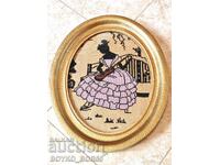 Mare Goblen Vechi într-o Ramă Ovală