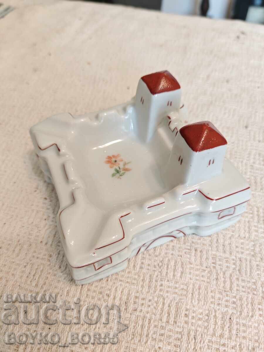 Αυθεντικό Παλιό Πορσελάνινο Σταχτοδοχείο Φρούριο Μπαμπα Βίντα με τιμή 57.00 BGN | € 29.14