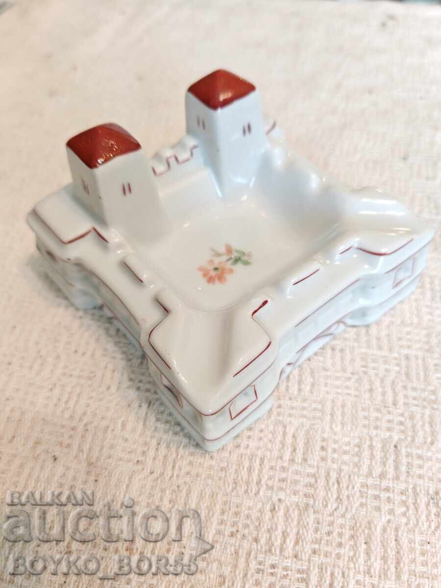 Δημοπρασία Αυθεντικό Παλιό Πορσελάνινο Σταχτοδοχείο Φρούριο Μπαμπα Βίντα