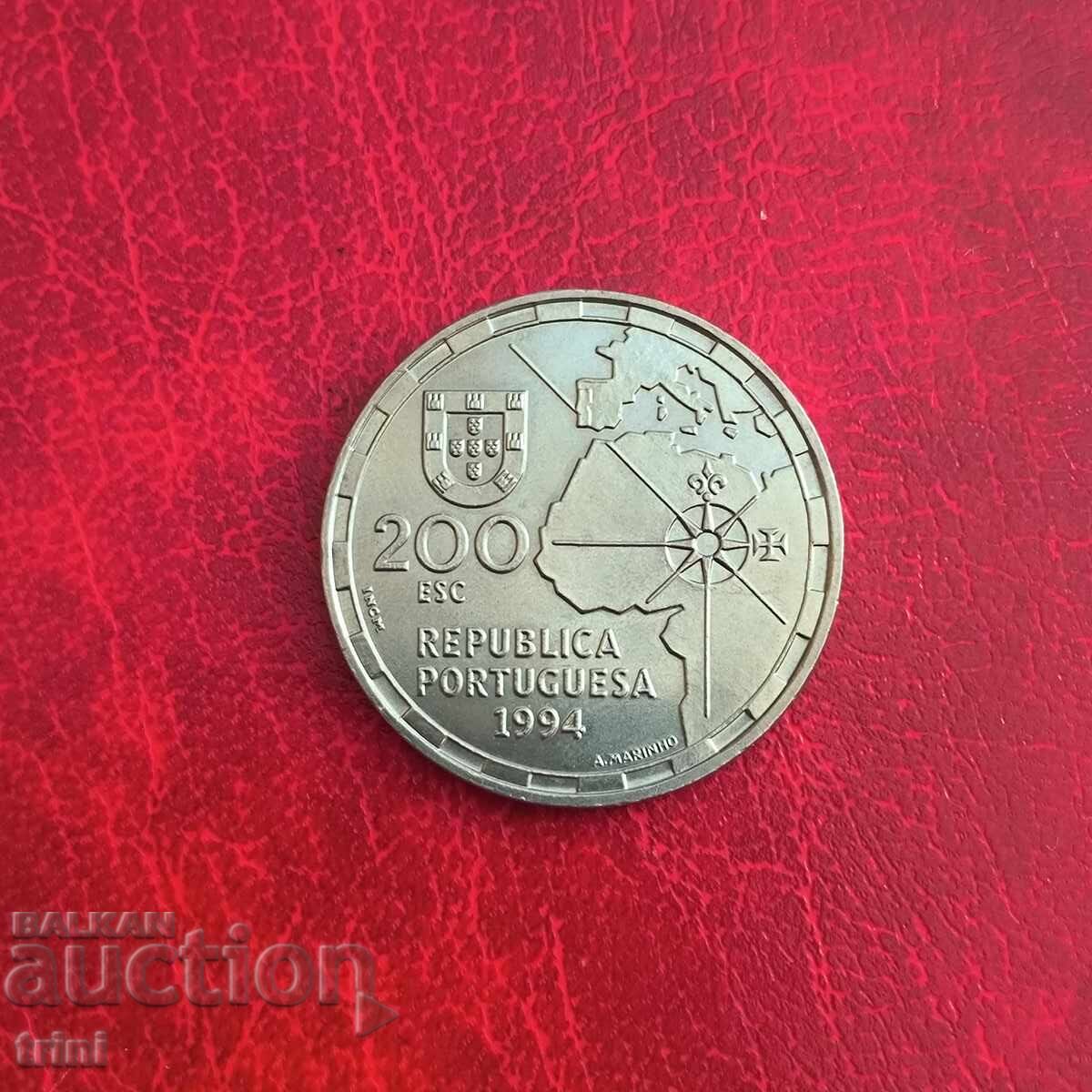 Πορτογαλία 200 εσκούδος 1994 Διαχωρισμός των εδαφών