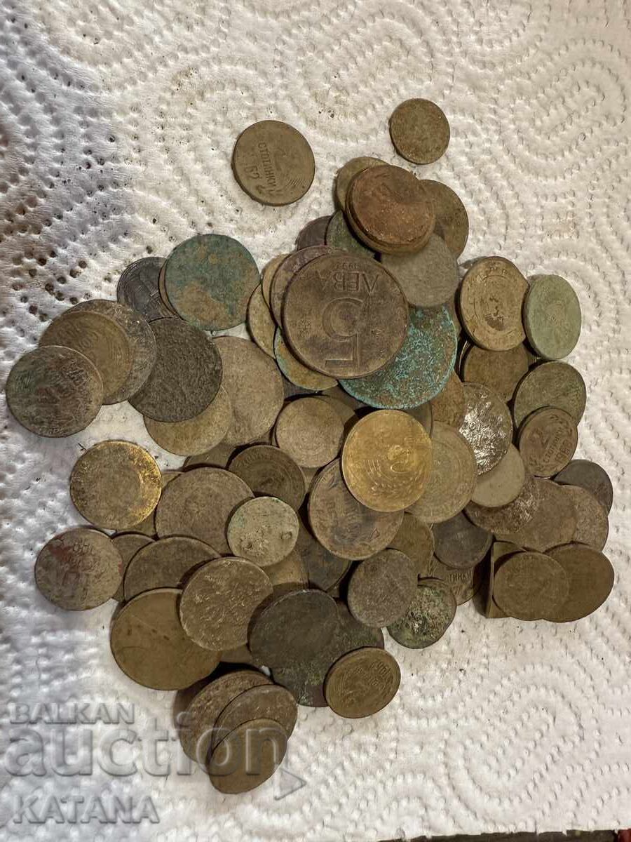Coins lot 100 pieces with price 25.00 BGN | € 12.78 Coins lot 100 pieces with price 25.00 BGN | € 12.78