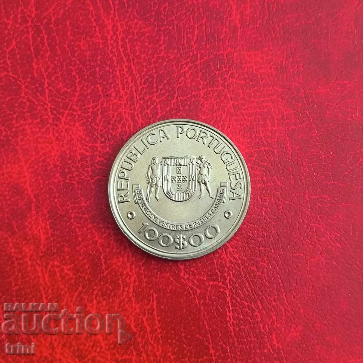 Πορτογαλία 100 εσκούδος 1989 Κανάρια Νησιά