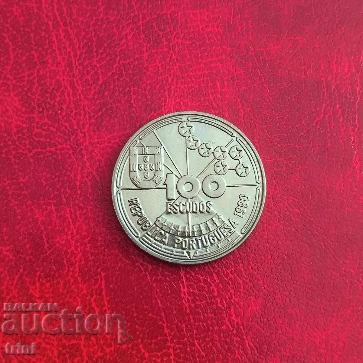 Πορτογαλία 100 εσκούδος 1990 Αστροναυτιλία