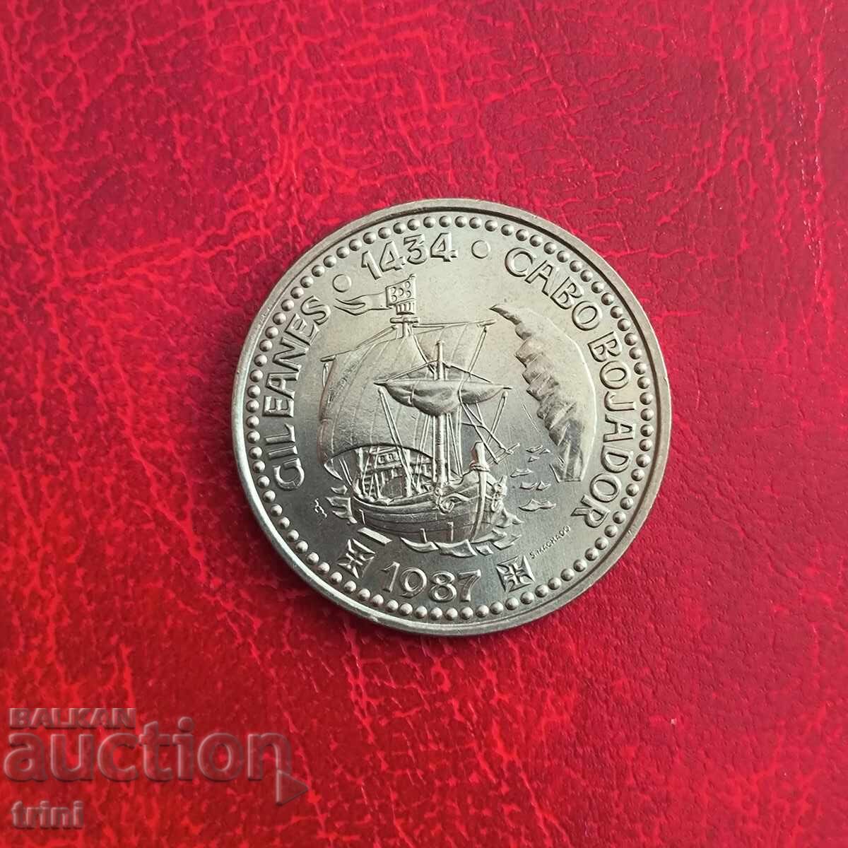 Португалия 100 ескудо 1987 Жил Еаниш с цена 9.00 лв. | € 4.60