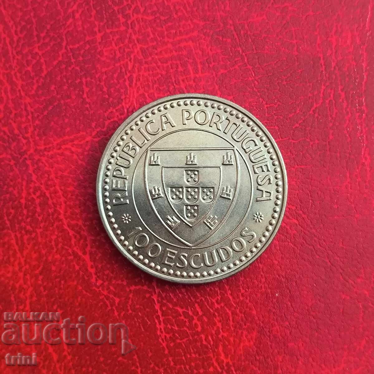 Португалия 100 ескудо 1987 Жил Еаниш