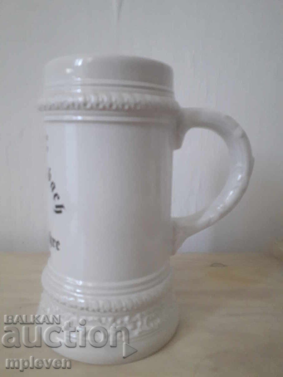 Porcelain commemorative beer mug with price 6.00 BGN | € 3.07