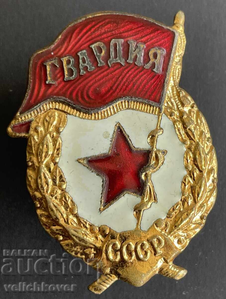 41110 Σοβιετικό στρατιωτικό σήμα Φρουράς που απονεμήθηκε σε διακεκριμένες μονάδες