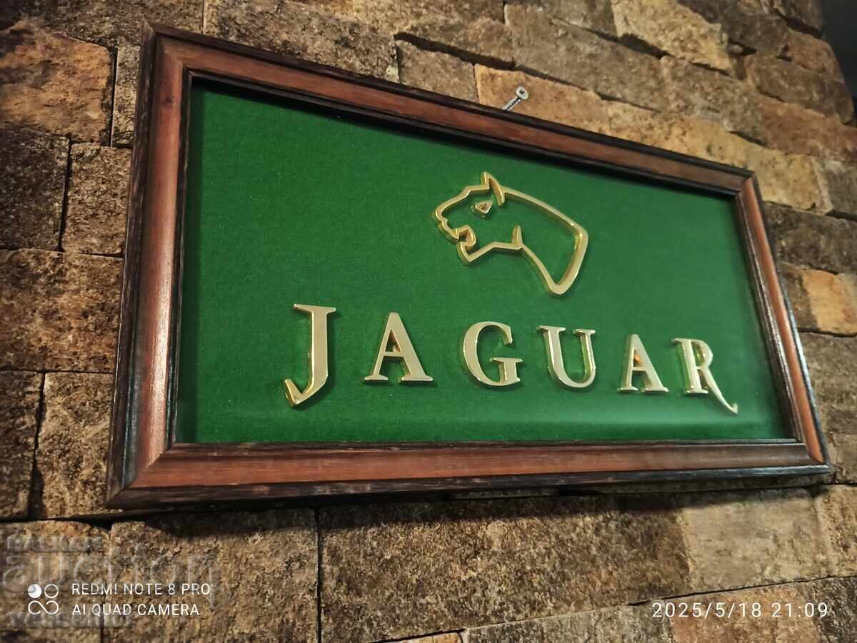 Old cabinet advertisement for the Jaguar car brand - 5