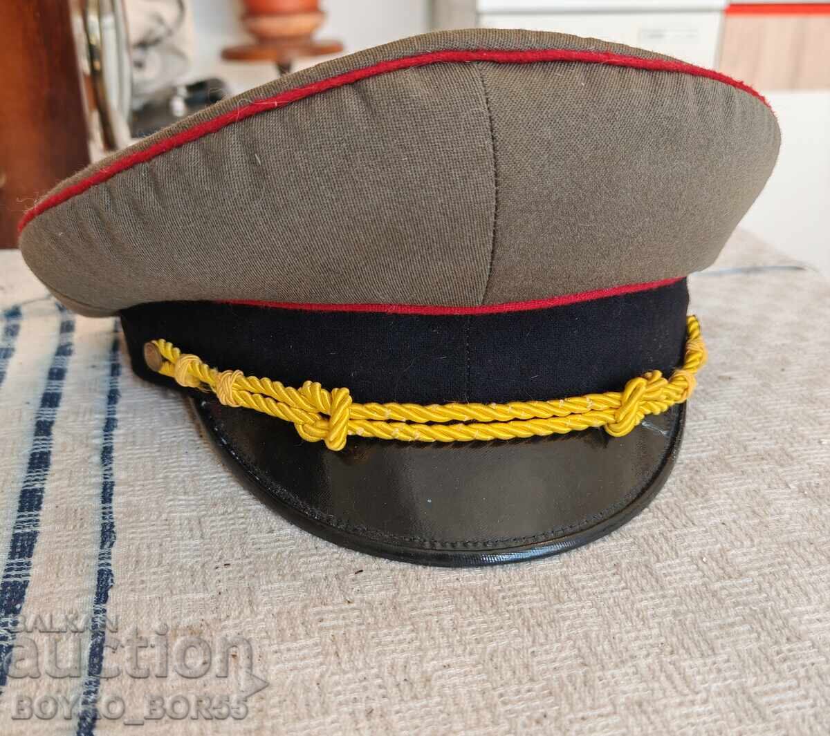 Șapcă de ofițer a Armatei Bulgare, nouă, nefolosită