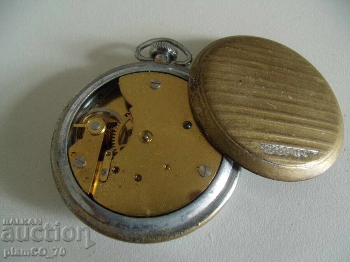 №*8055 παλιό τσεπητικό ρολόι - UMF RUHLA REGULAR - 6