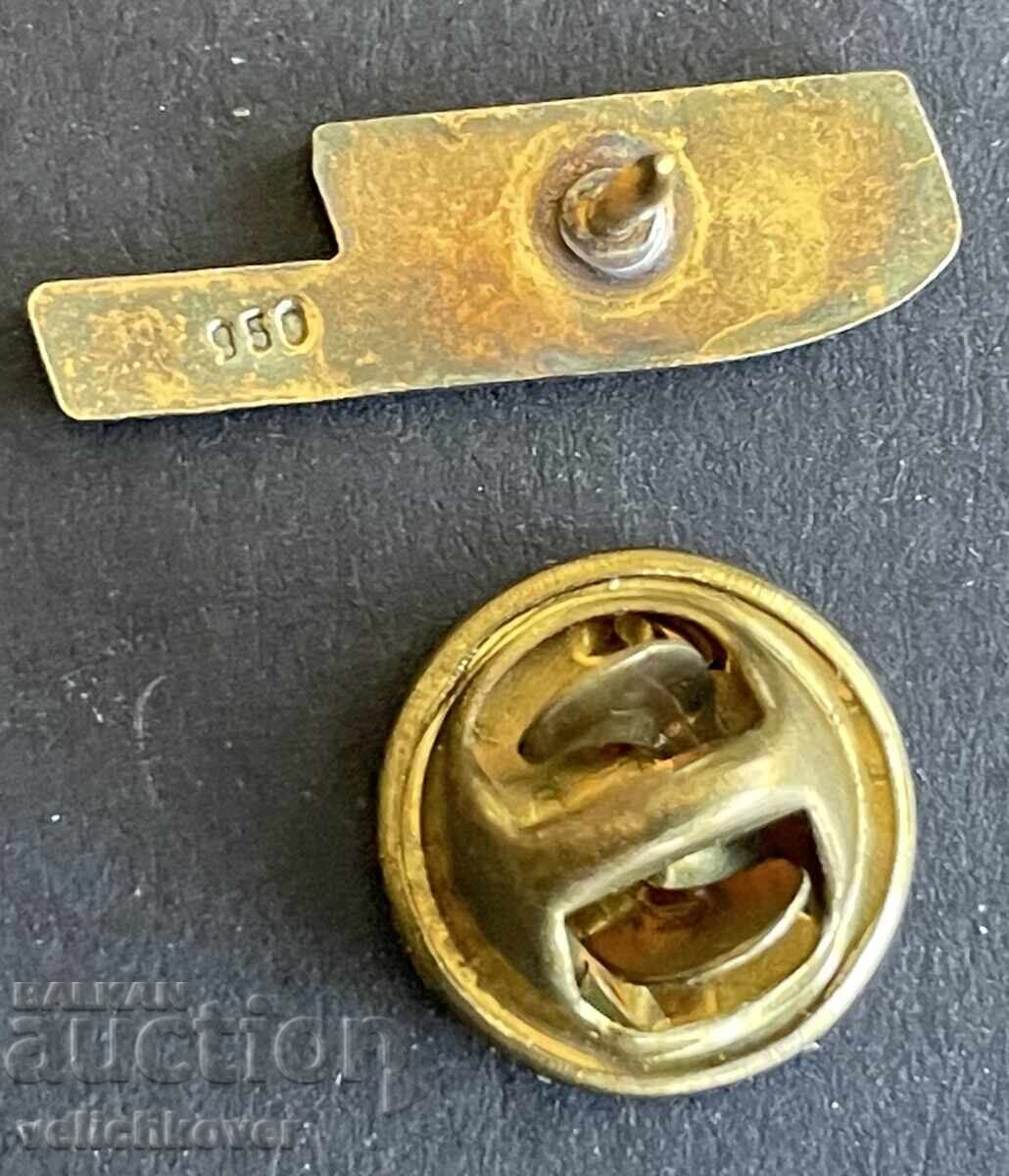 Δημοπρασία 41124 Βουλγαρία σήμα εταιρείας Transimpex ασημένιο 950/1000 μάρκο